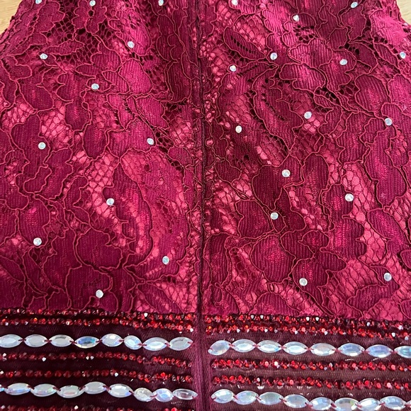 3X Cindy Collection USA Short Formal Dress Plus Size Chiffon Fit & Flare Prom - Picture 4 of 16